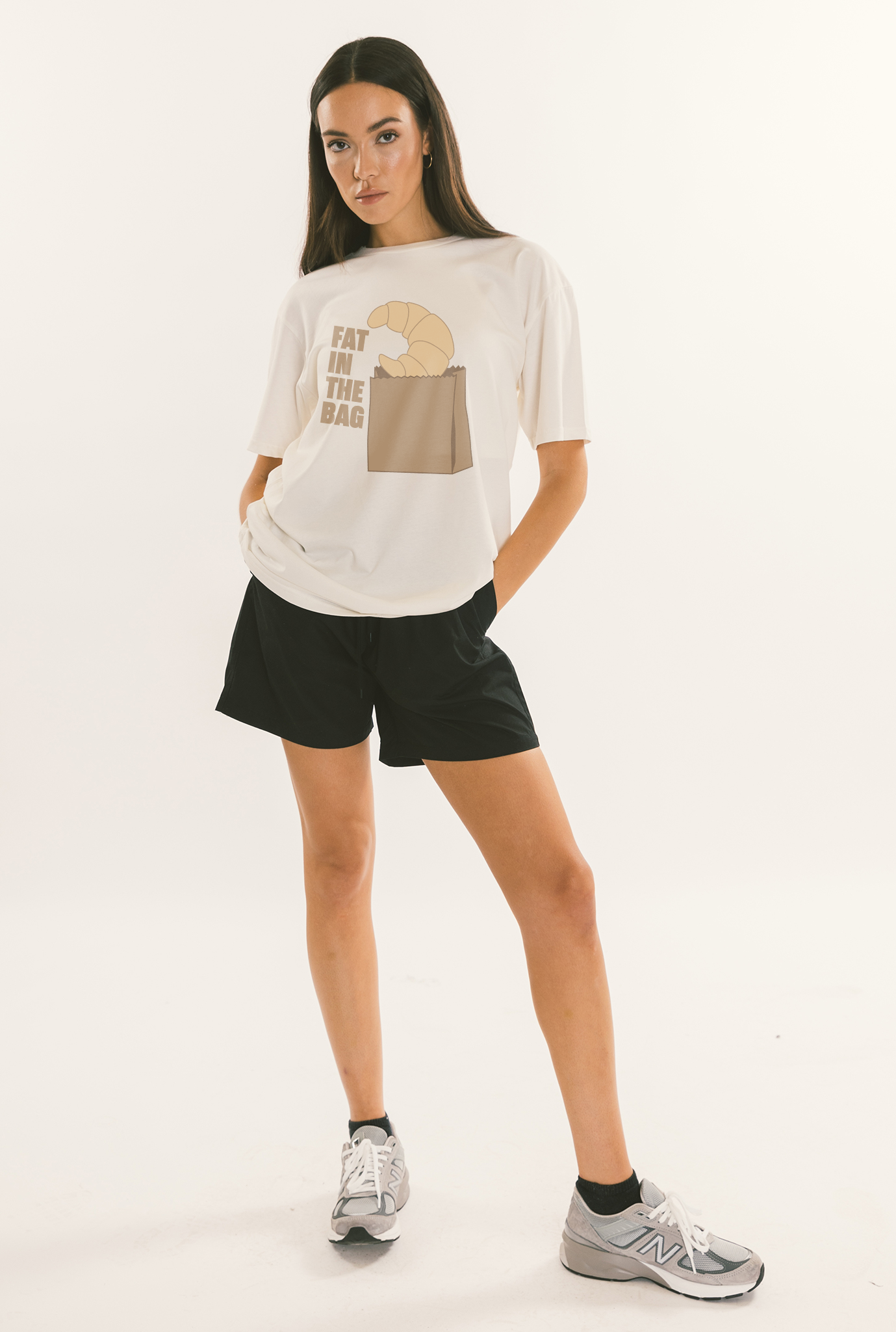 Fat In The Bag T-Shirt - Ivory