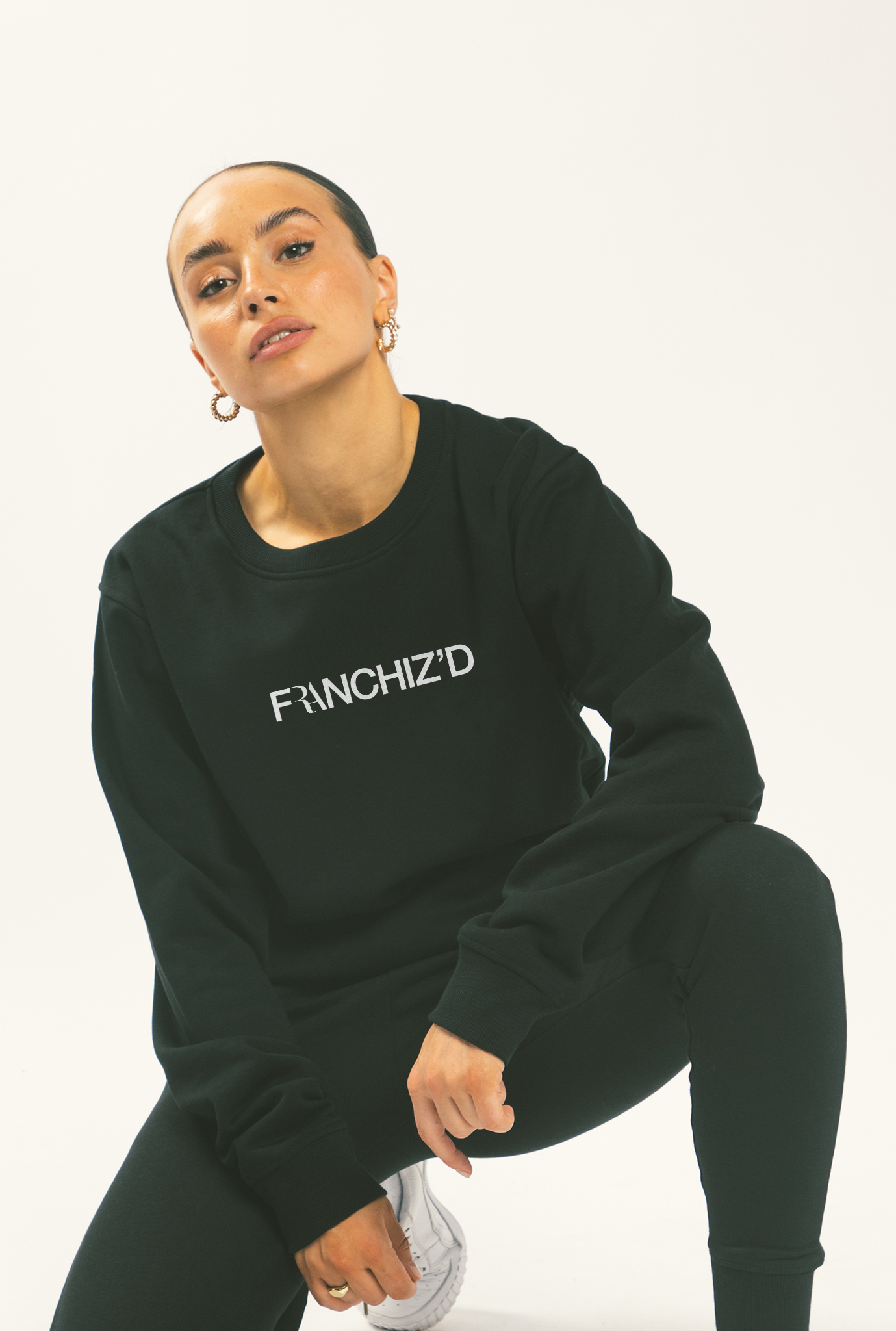 Franchiz'd Logo Crewneck - Black