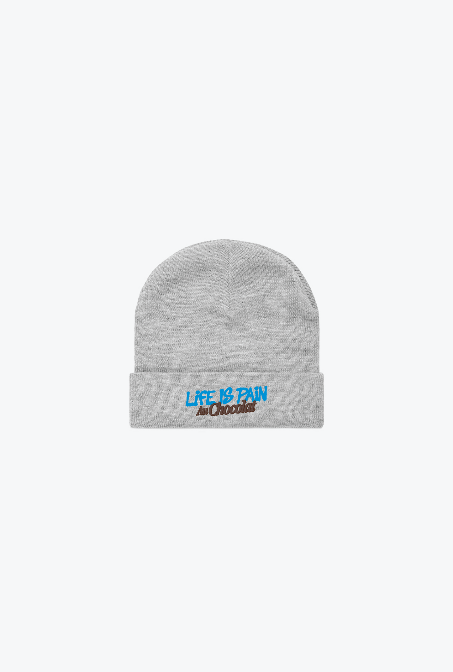 Life is Pain Au Chocolat Toque - Grey