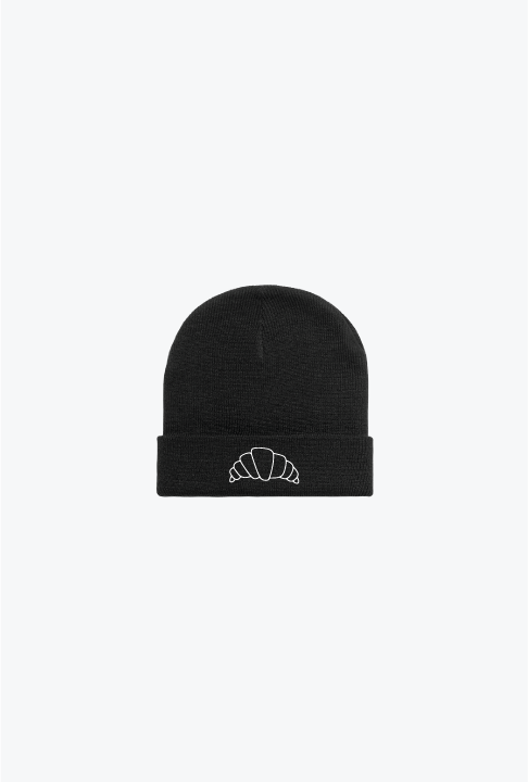 Croissant Logo Toque - Black