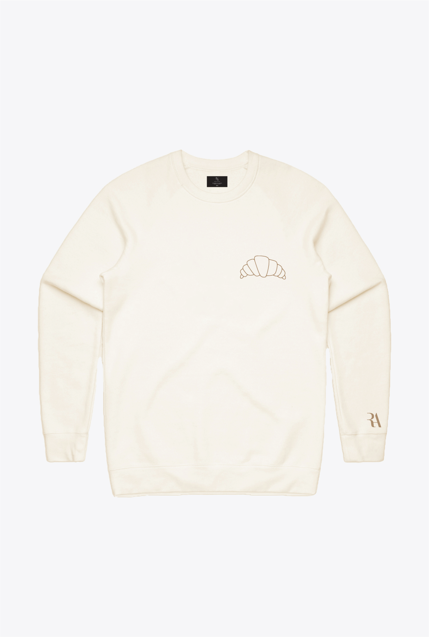 Croissant Logo Crewneck - Ivory