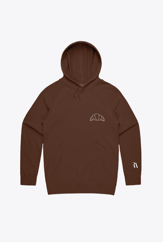 Croissant Logo Hoodie - Espresso
