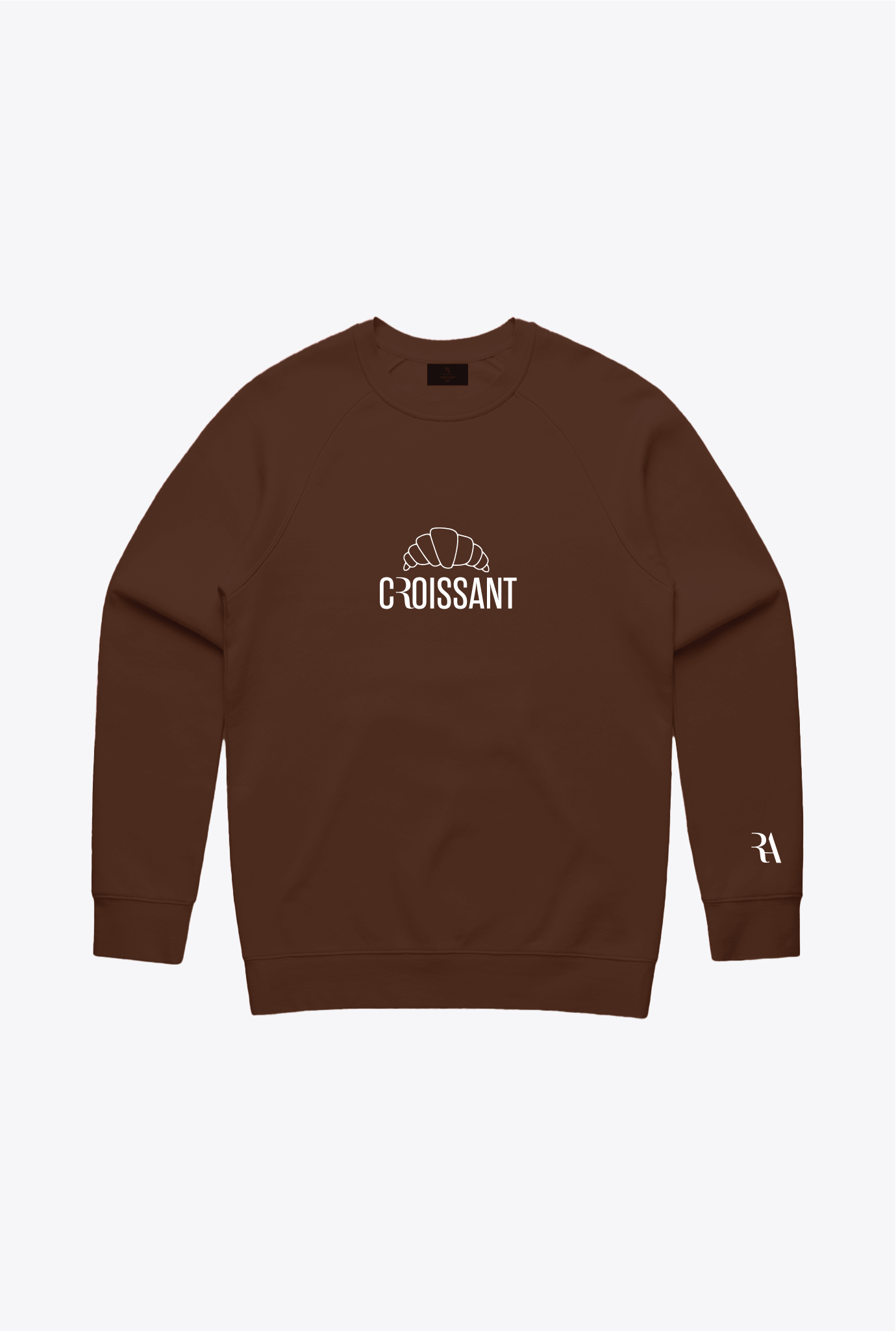 Croissant Crewneck - Espresso