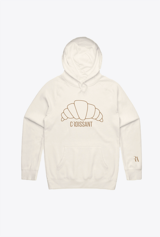 Croissant Hoodie - Ivory