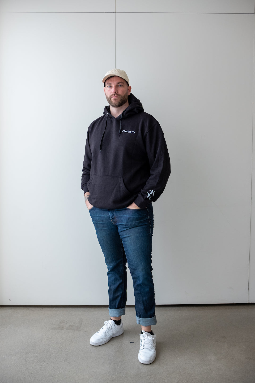 Franchiz'd Crest Hoodie - Black