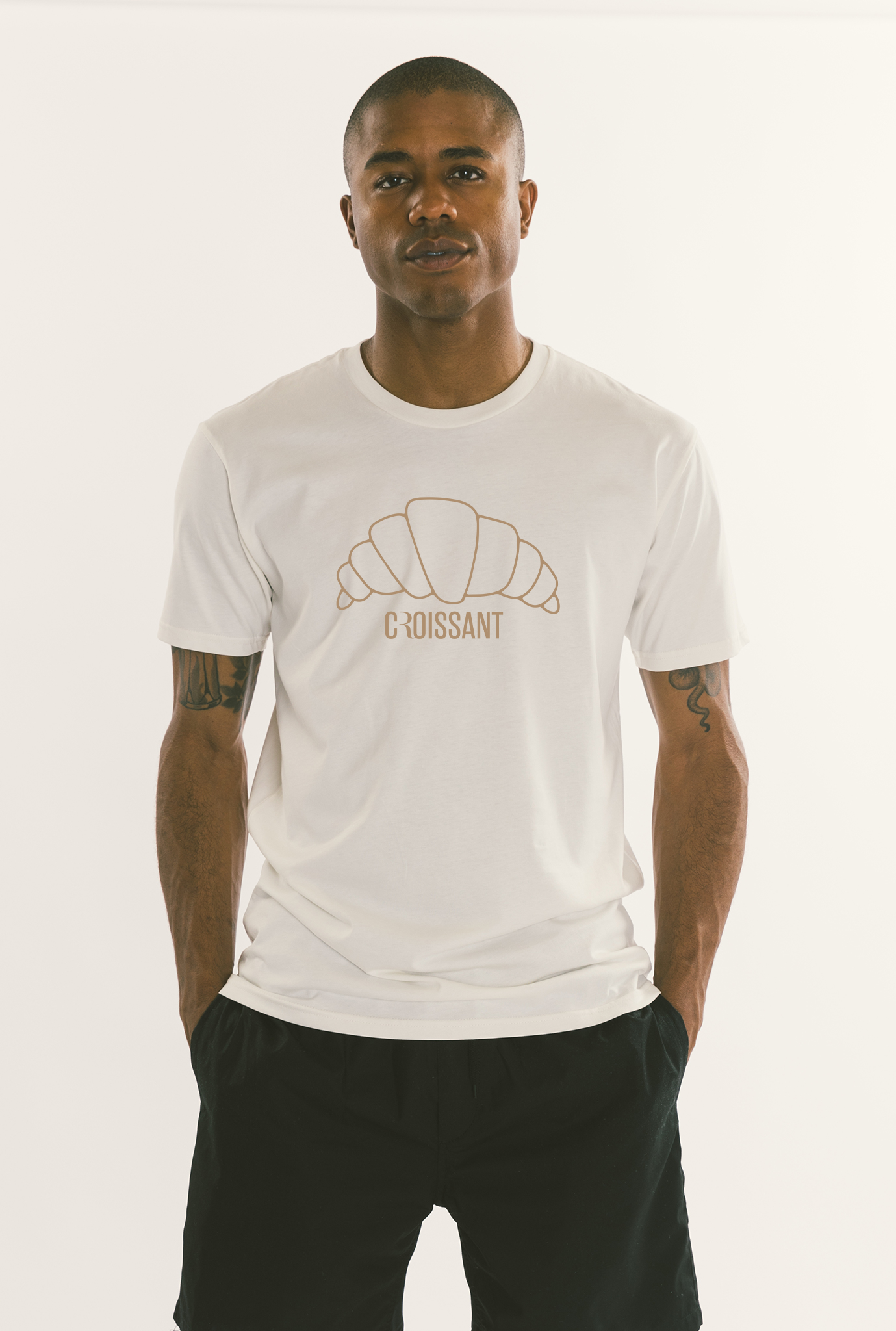 Croissant T-Shirt - Ivory