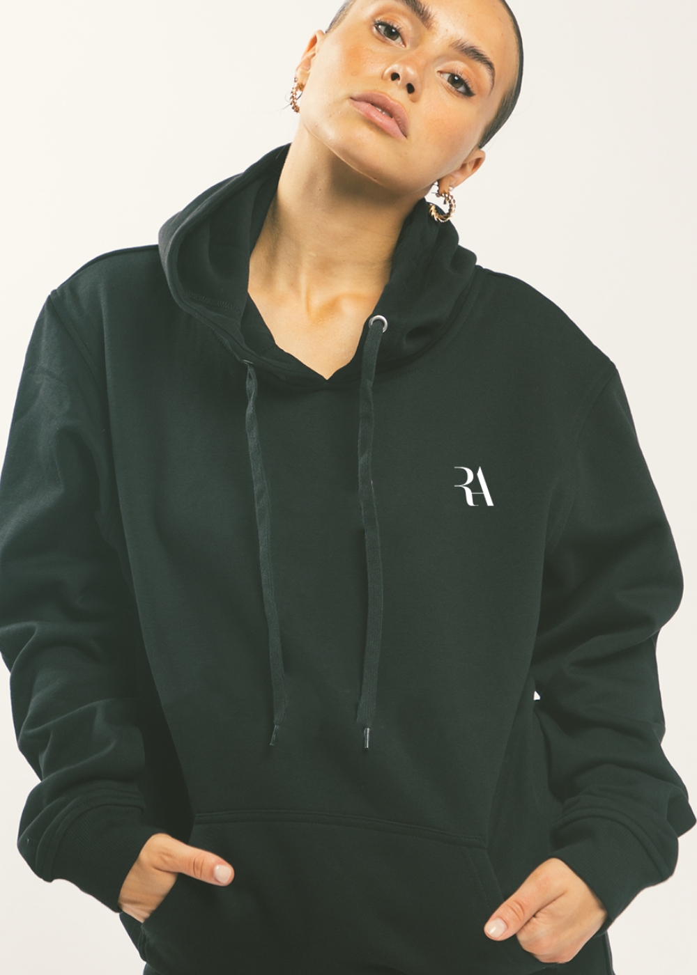 Romain Avril Logo Hoodie - Black