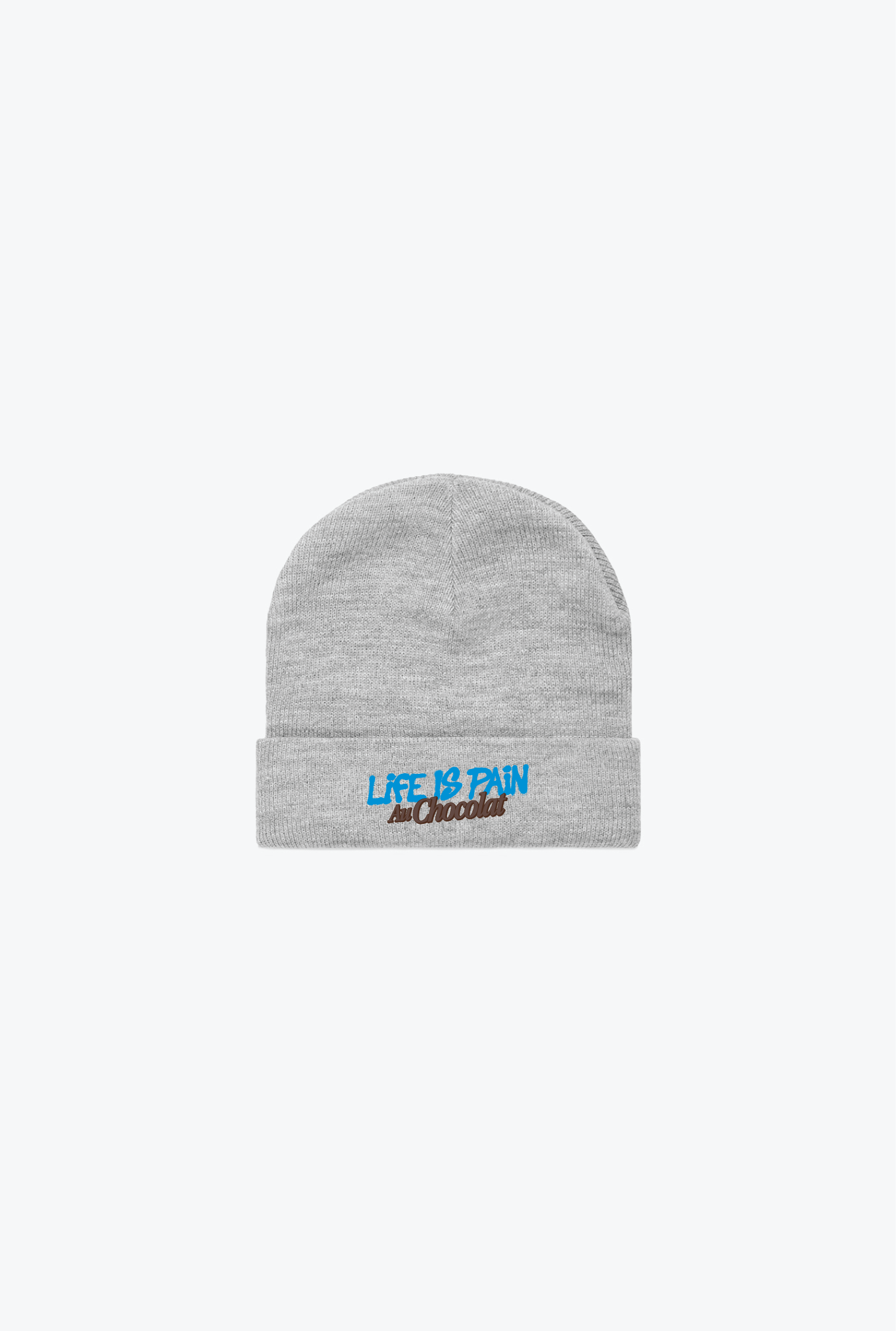 Life is Pain Au Chocolat Toque - Grey
