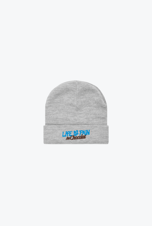 Life is Pain Au Chocolat Toque - Grey