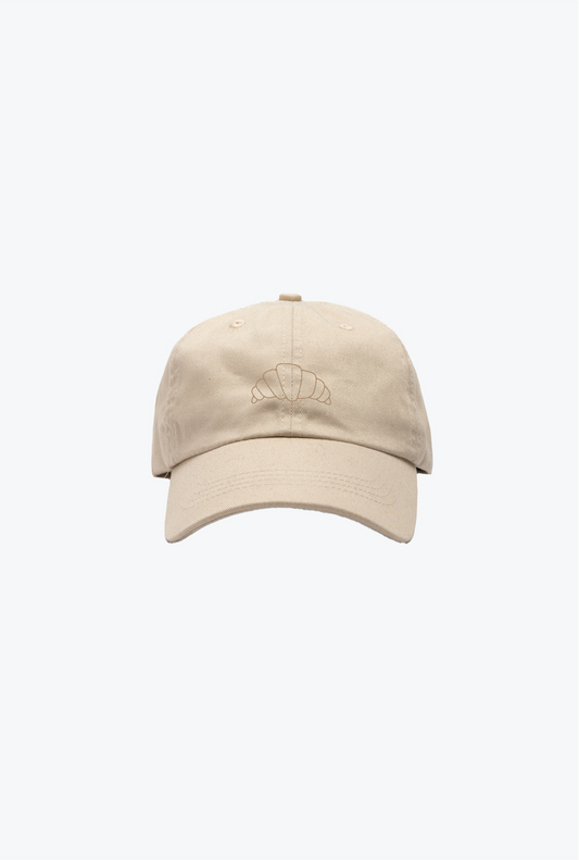 Croissant Logo Dad Cap - Ivory