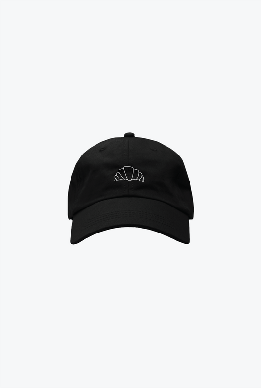 Croissant Logo Dad Cap - Black