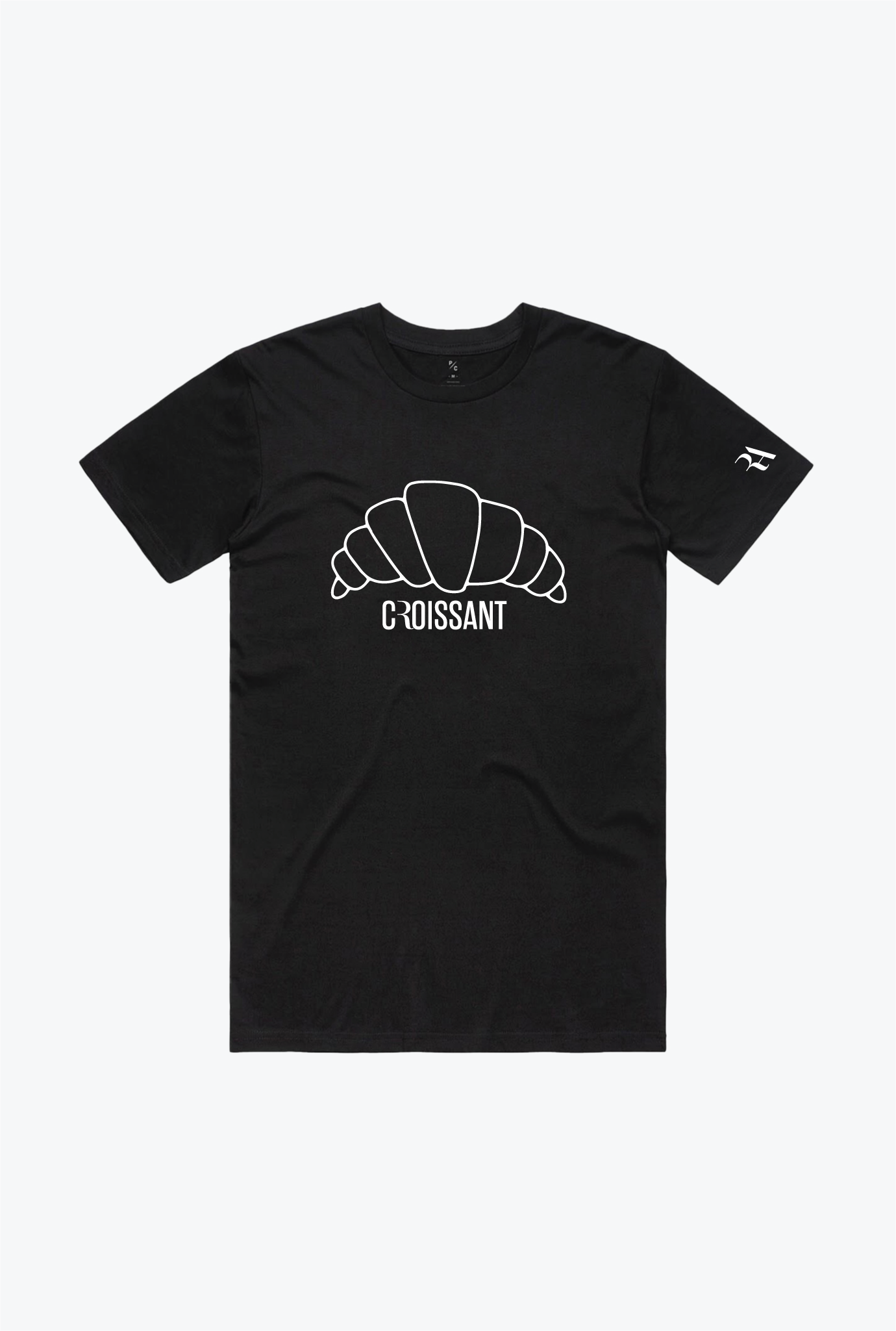 Croissant T-Shirt - Black