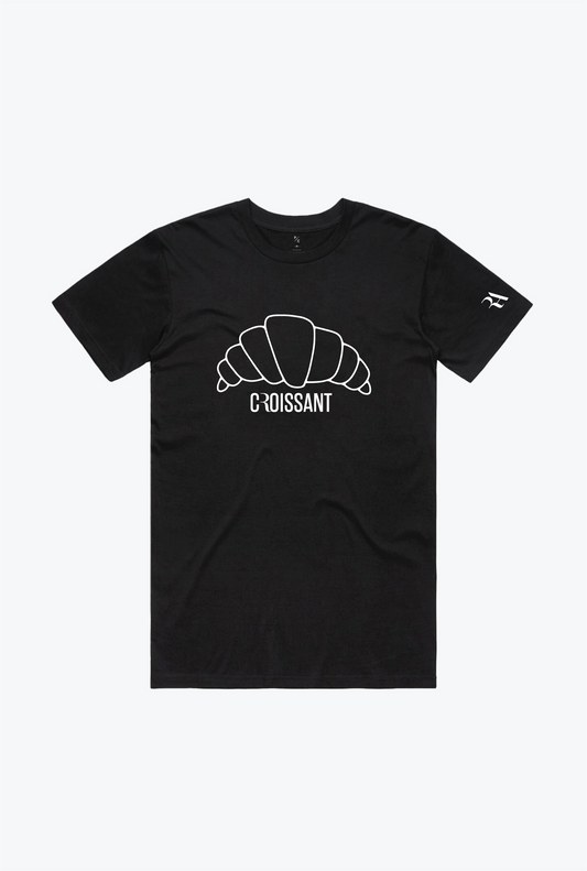 Croissant T-Shirt - Black