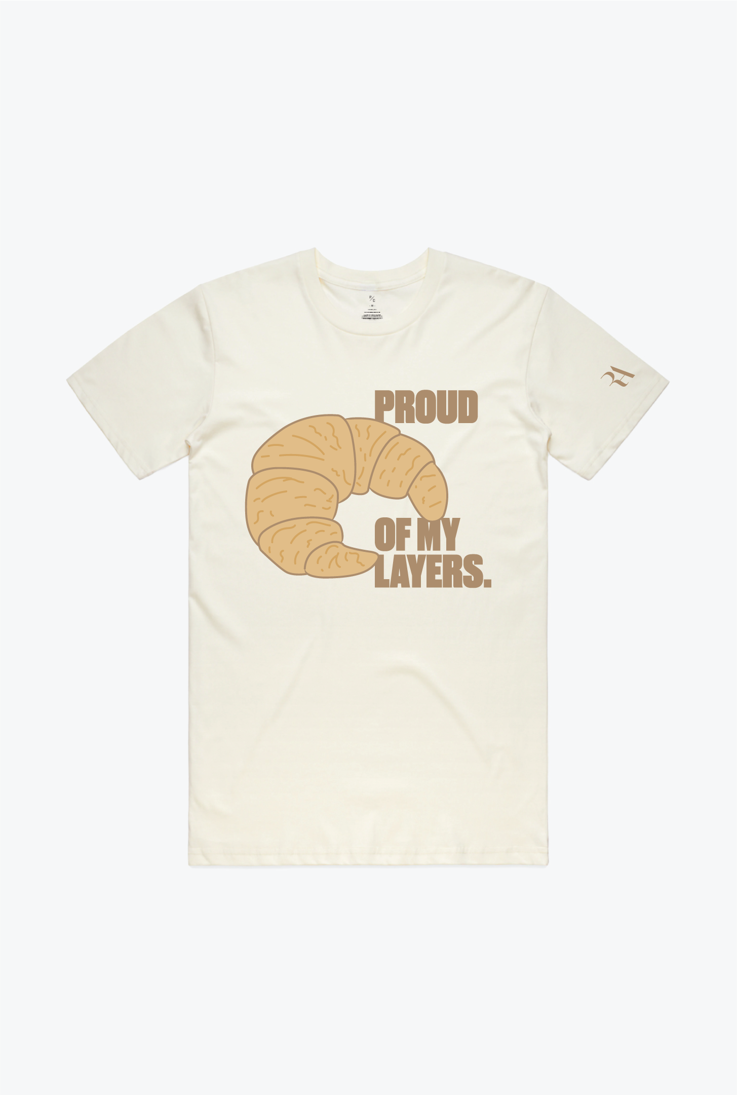 Croissant T-Shirt - Ivory
