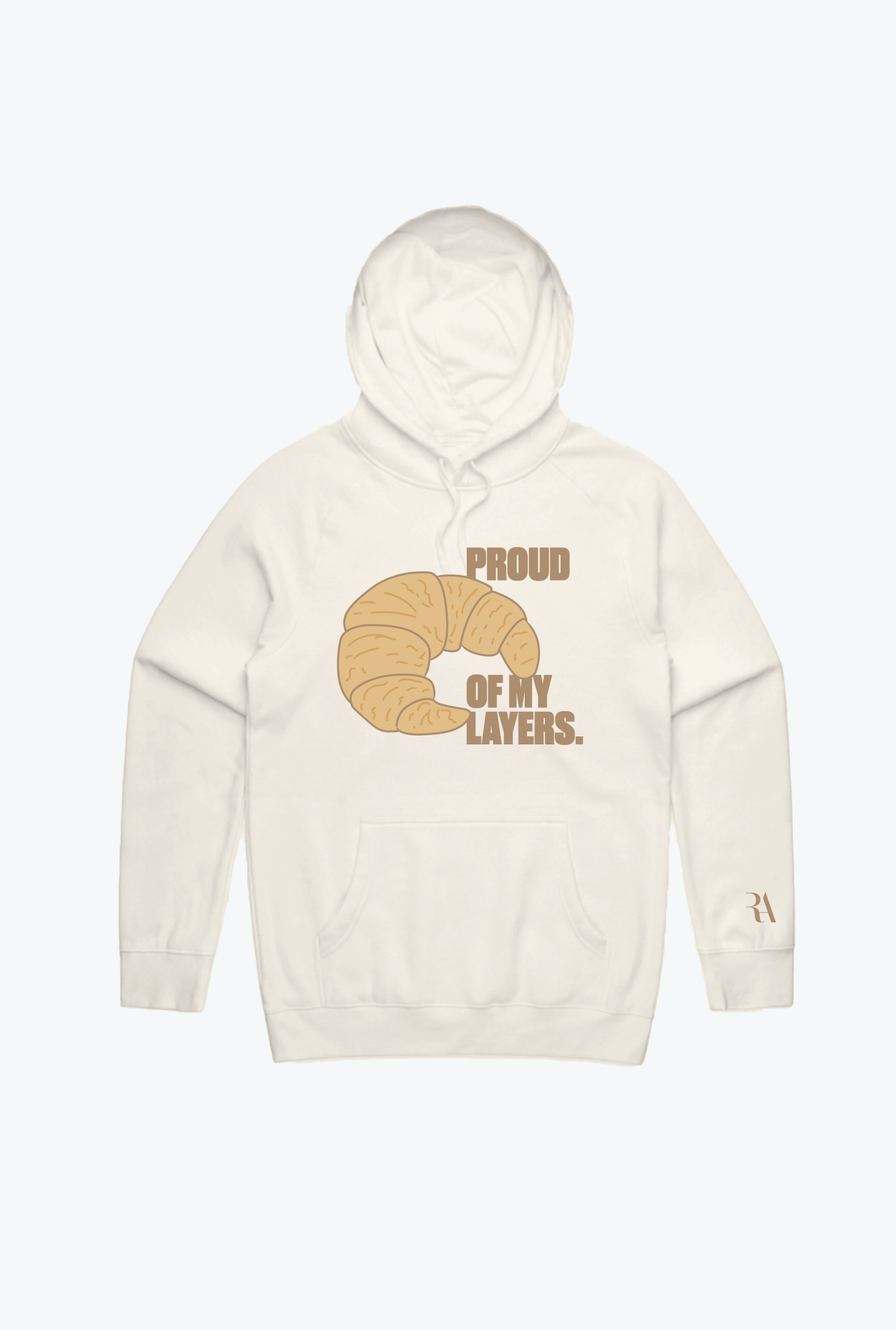 Croissant Hoodie - Ivory