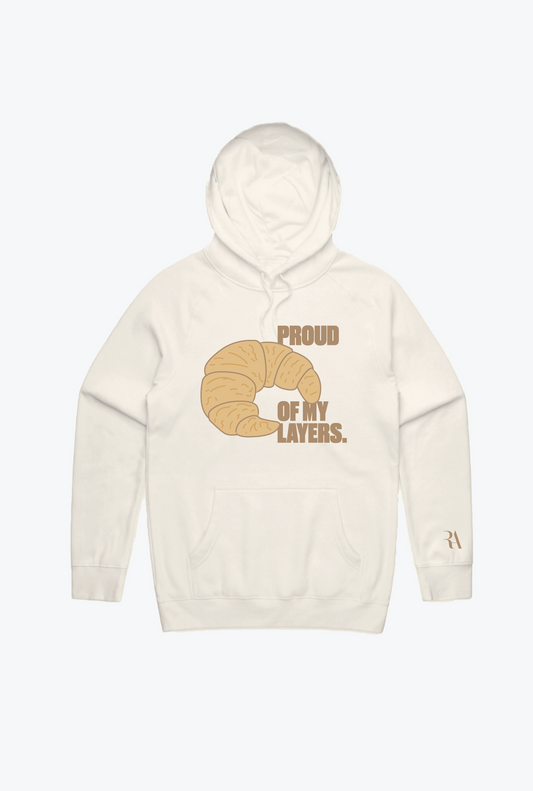 Croissant Hoodie - Ivory